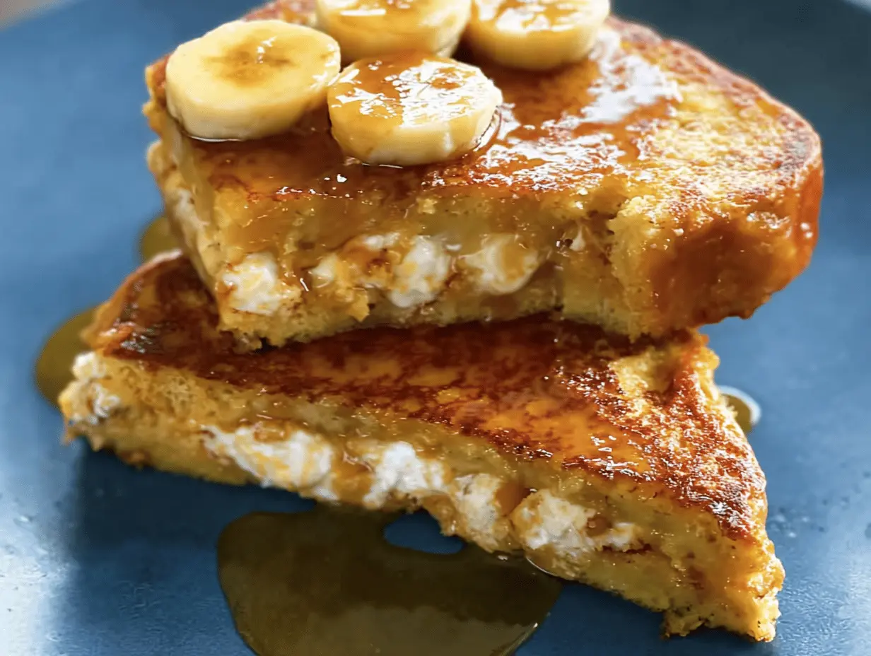 Decadent Banana Stuffed French Toast: A Brunch Delight